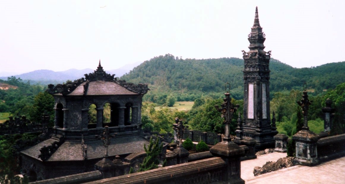 View from Khai Dinh Tomb in Hue