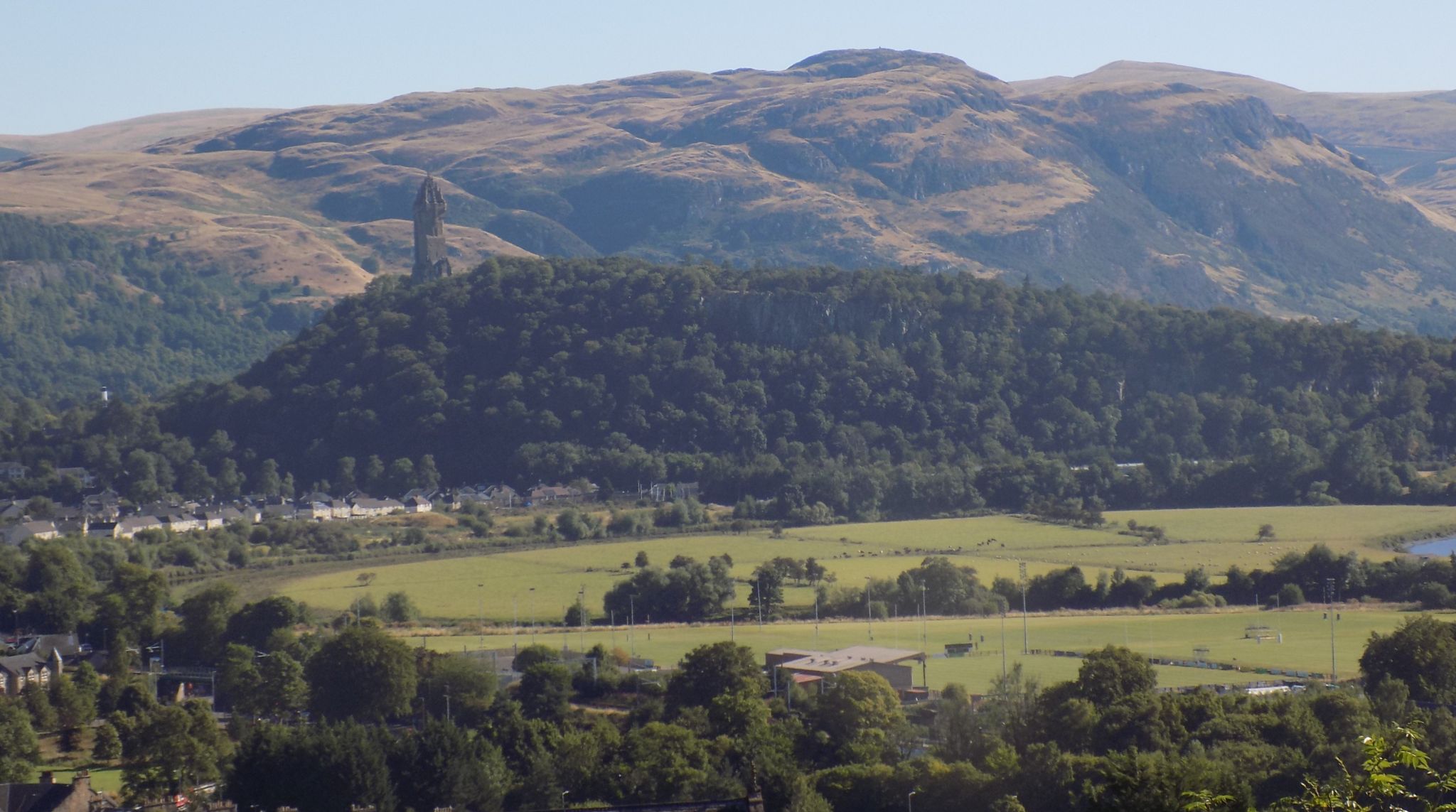 Wallace Monument and Dumyat in the Ochil Hills